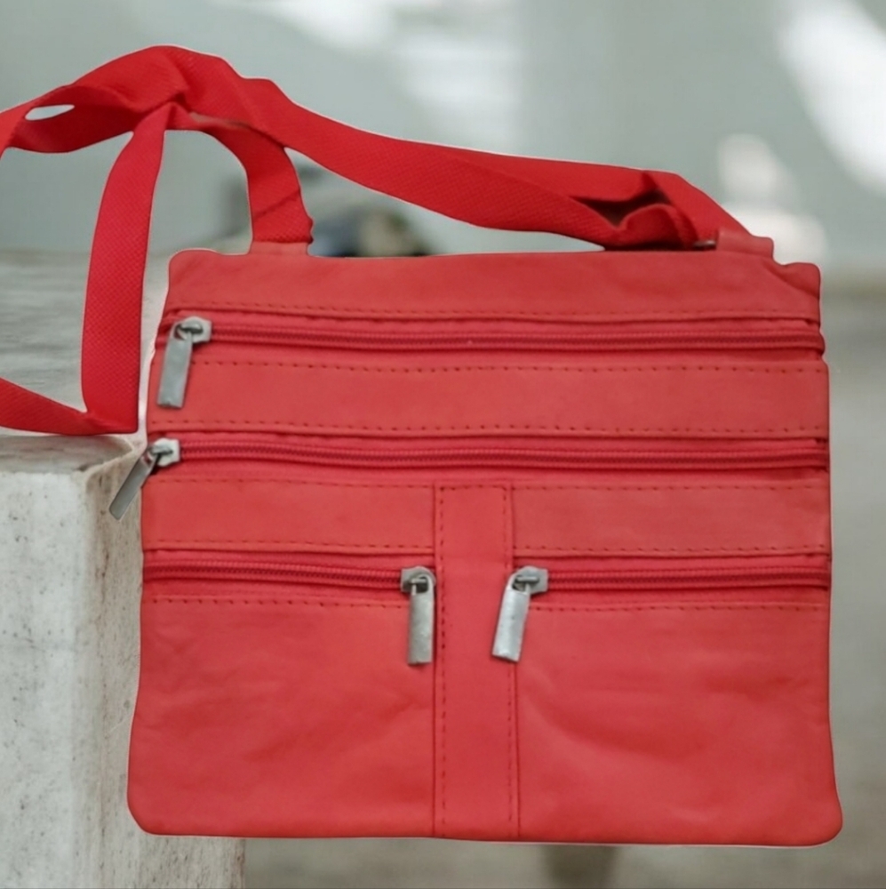 Marshal soft leather cross-body bag!